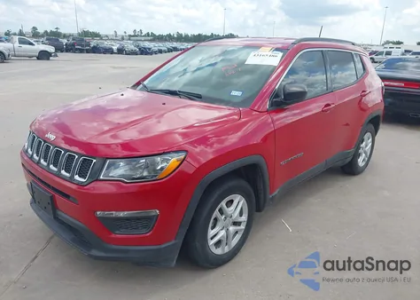 2020 Jeep Compass Sport Fwd из США, поврежденный, VIN 3C4NJCAB9LT250378